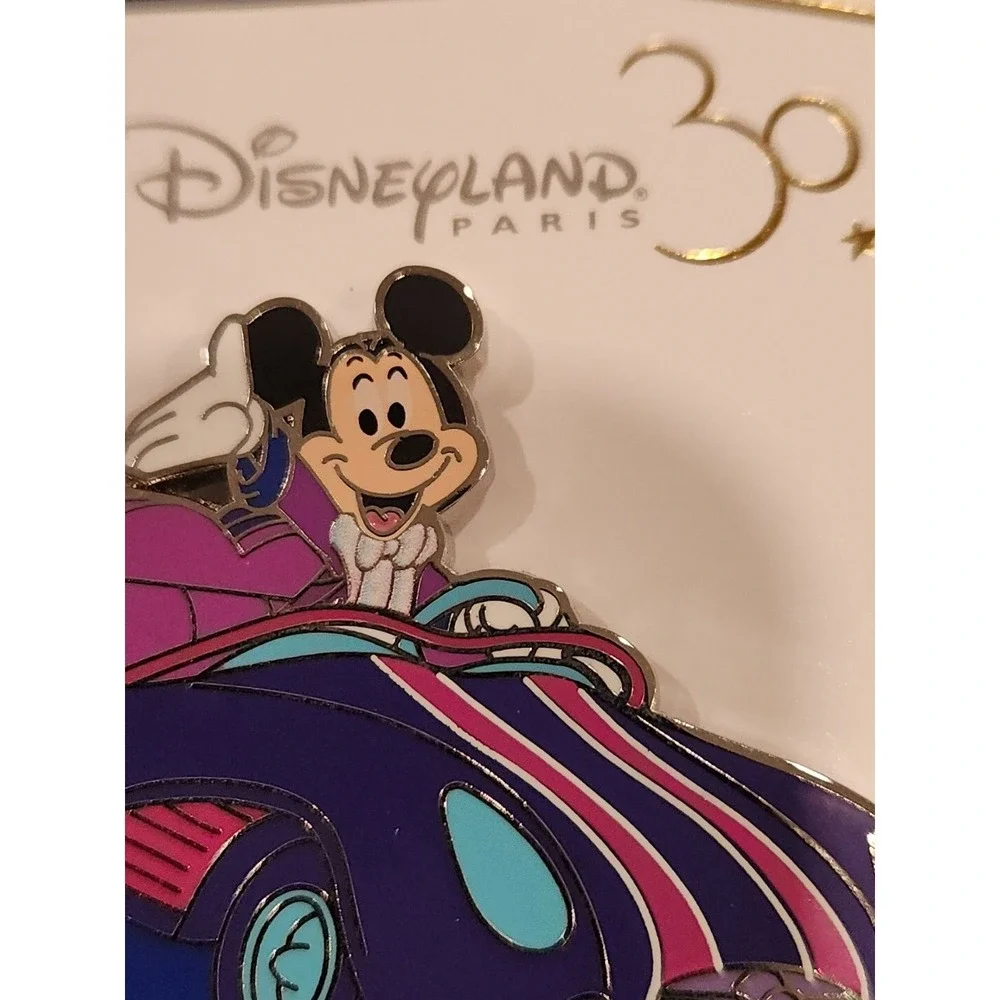 Disneyland Paris 30th Anniversary Mickey Discoveryland Pin Autopia Car LE 700